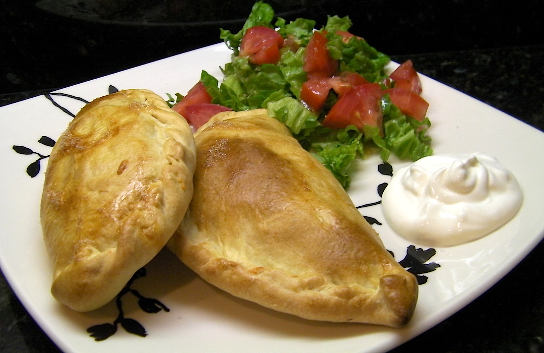 Chicken, Bean and Green Chile Empanadas