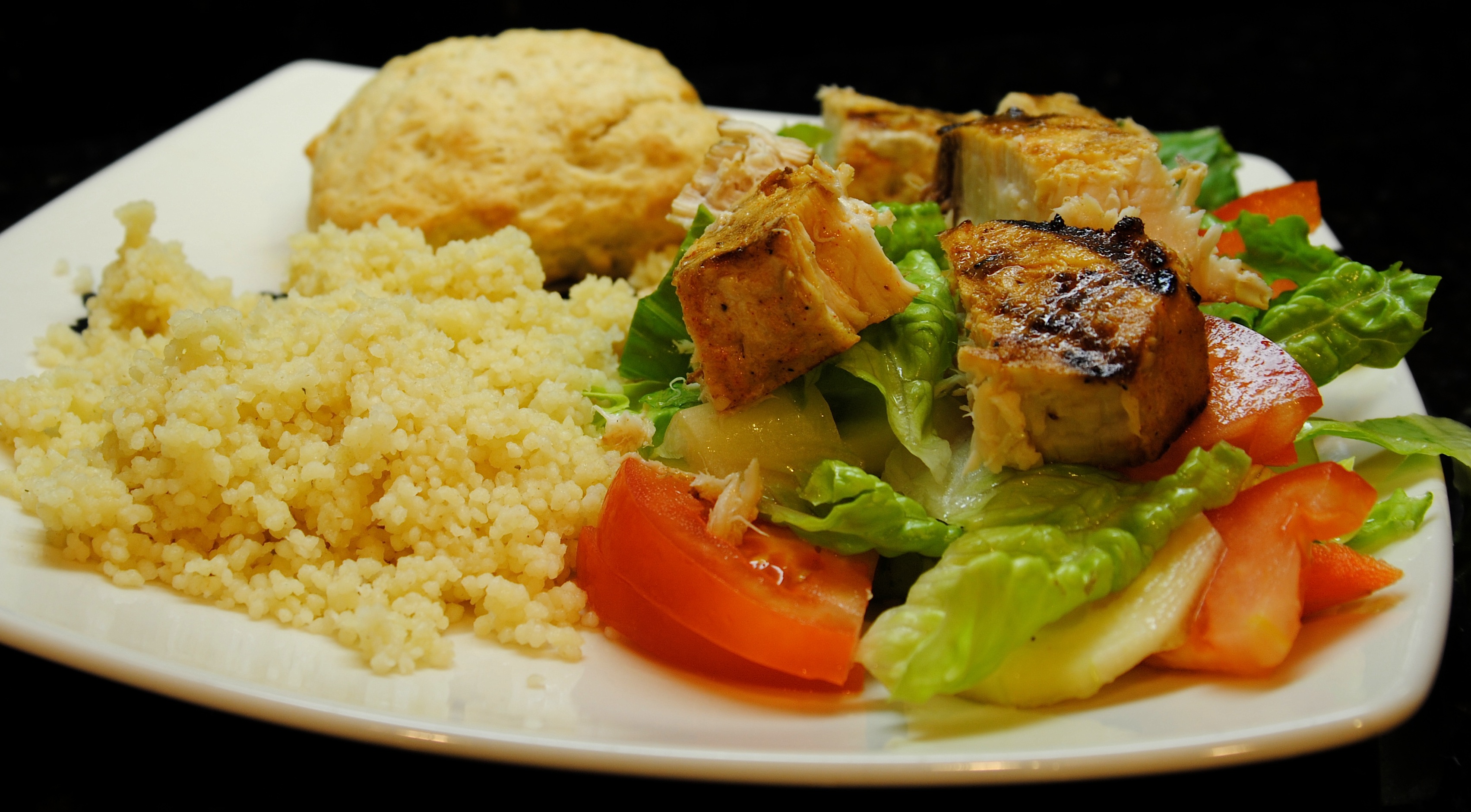 Couscous and Grilled Ahi Salad
